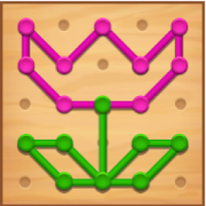 40. line puzzle color string art